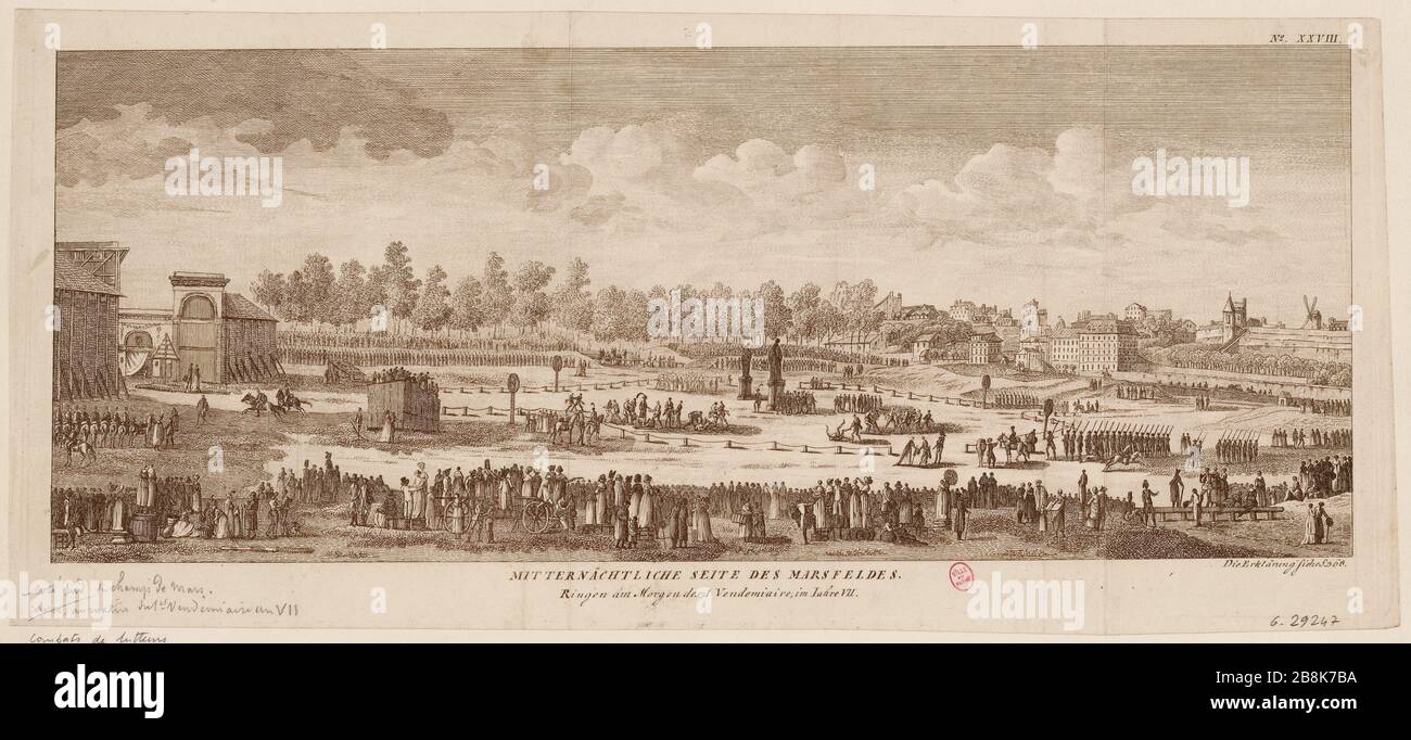 Côté minuit du Campus Martius. (TU) Banque D'Images