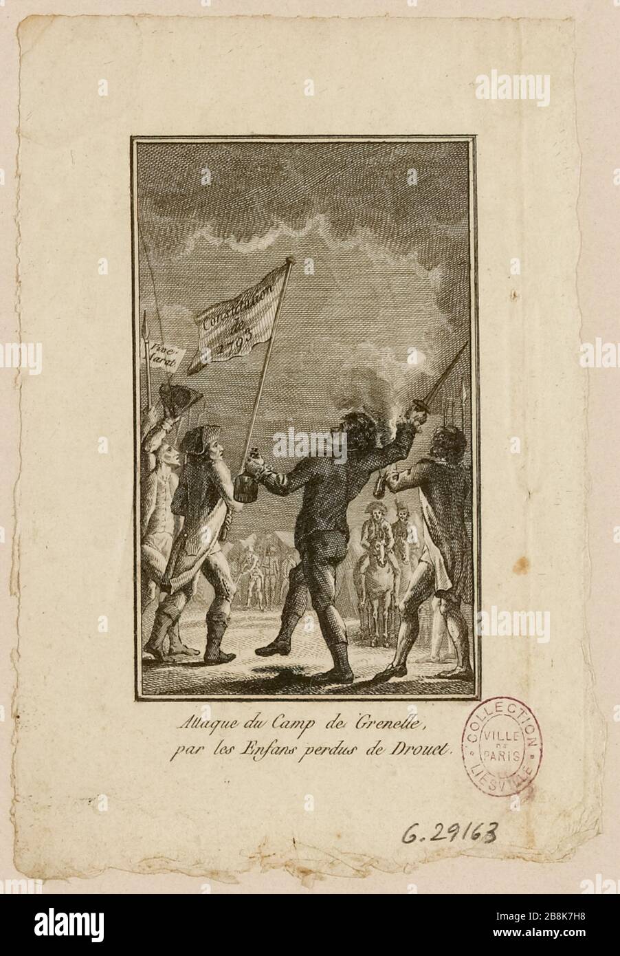 Attaque du camp de grenelle Banque de photographies et d’images à haute