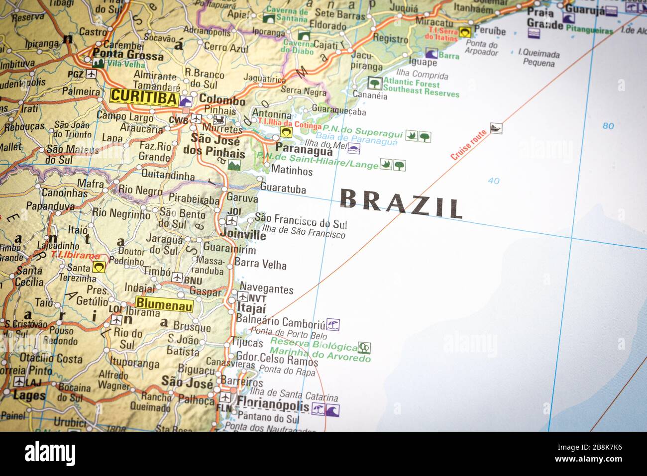 La République fédérative du Brésil est le plus grand pays d'Amérique du Sud et d'Amérique latine. Banque D'Images