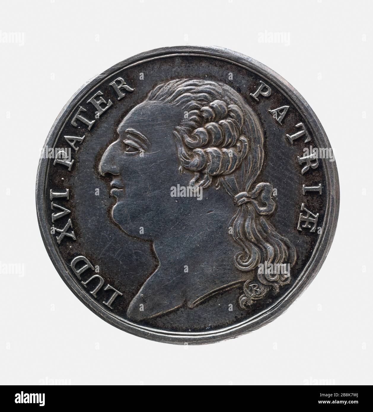 Louis XVI, roi de France (1774-1792) Louis XVI, roi de France (1774-1792). Colorant. 1789. Photographie anonyme. Paris, musée Carnavalet. Banque D'Images