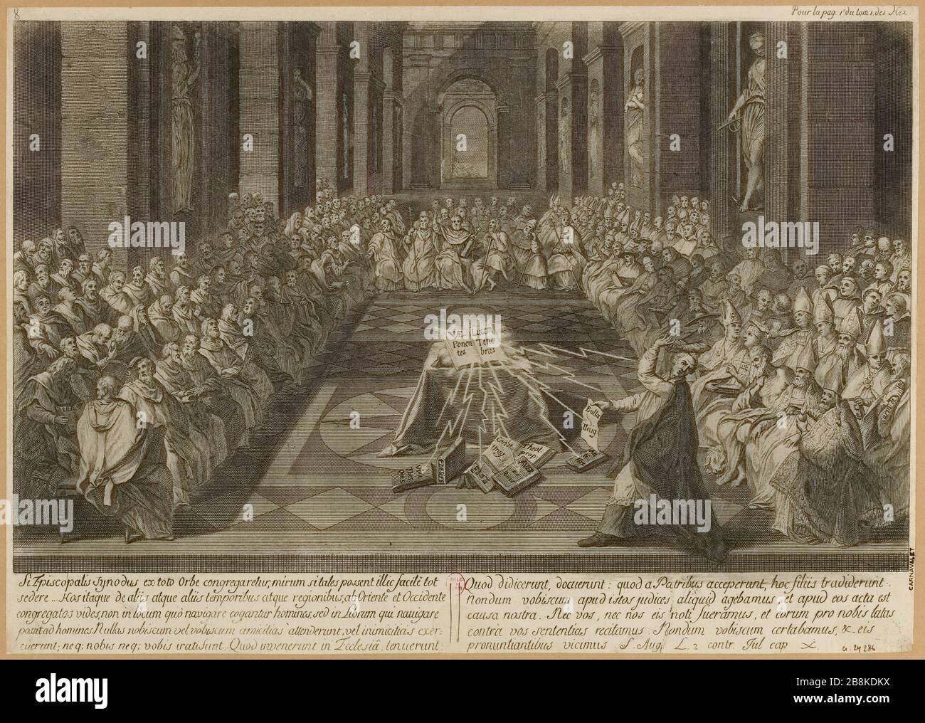 Si le Synode épiscopal s'est rassemblé de tout le [...] (TI) Banque D'Images