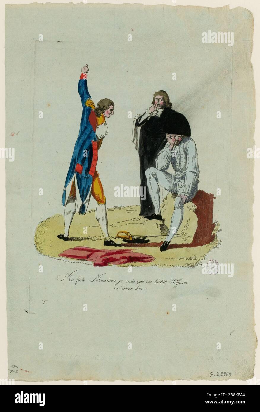 Ma finale Monsieur, je pense que je vais ben, responsable de la couche de yer. (IT) Banque D'Images