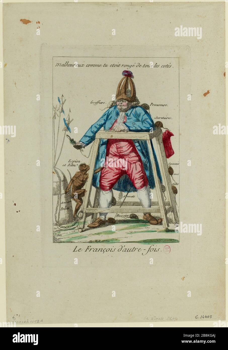 Les Français-autres fois. (IT) Banque D'Images