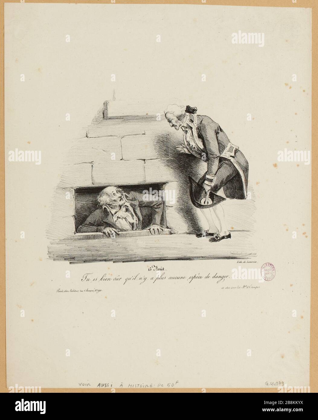 15 août. / êtes-vous sûr qu'il n'y a plus aucune sorte de menace .... (IT) Banque D'Images