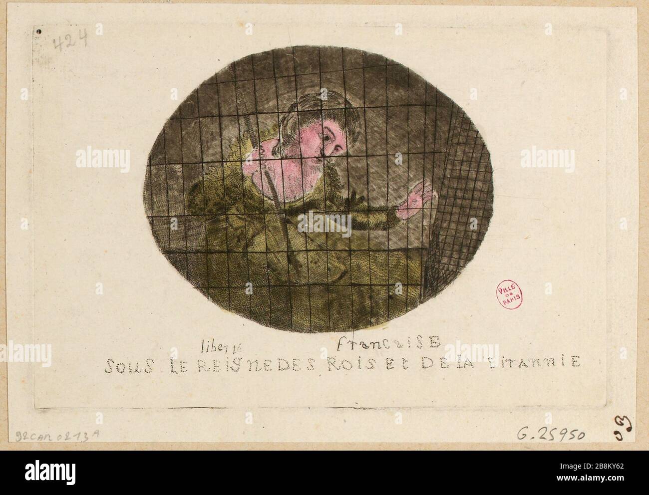 Liberté française / sous le règne des rois et de la litanie. (IT) Banque D'Images