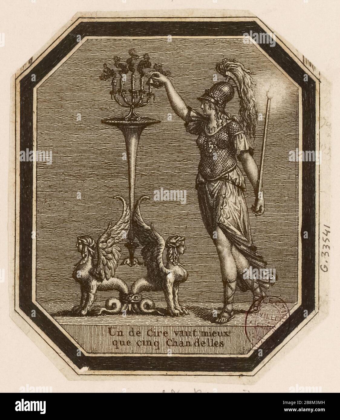 Une cire est meilleure / cinq bougies (TI) Banque D'Images