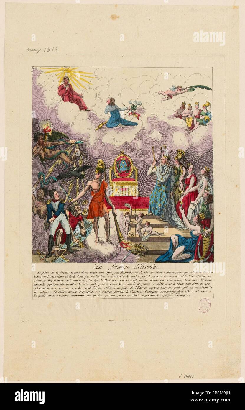 La France a émis. (IT) Banque D'Images