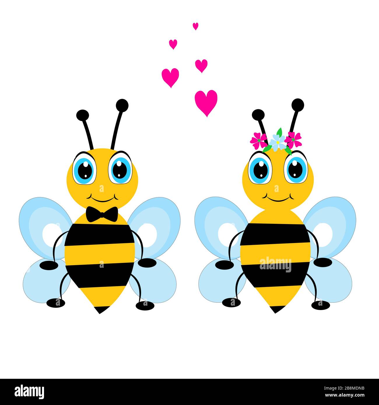 illustration vectorielle de l'abeille Illustration de Vecteur