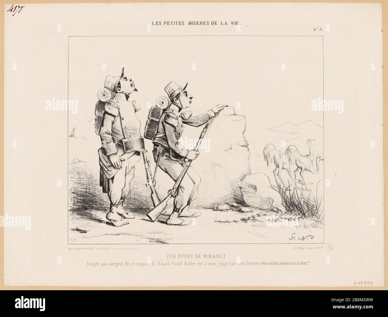 N° 5 / un effet mirage. (TI) Banque D'Images