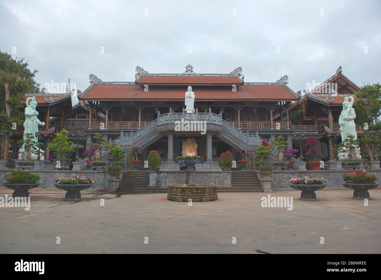 Khai Doan Pagoda King a honoré Pagoda, le relique historique de Buon Ma Thuot, Dak Lak, Vietnam Banque D'Images