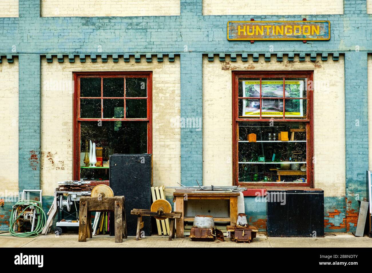 Station General Store LLC, Union Depot, 400, rue Allegheny, Huntingdon, PA Banque D'Images