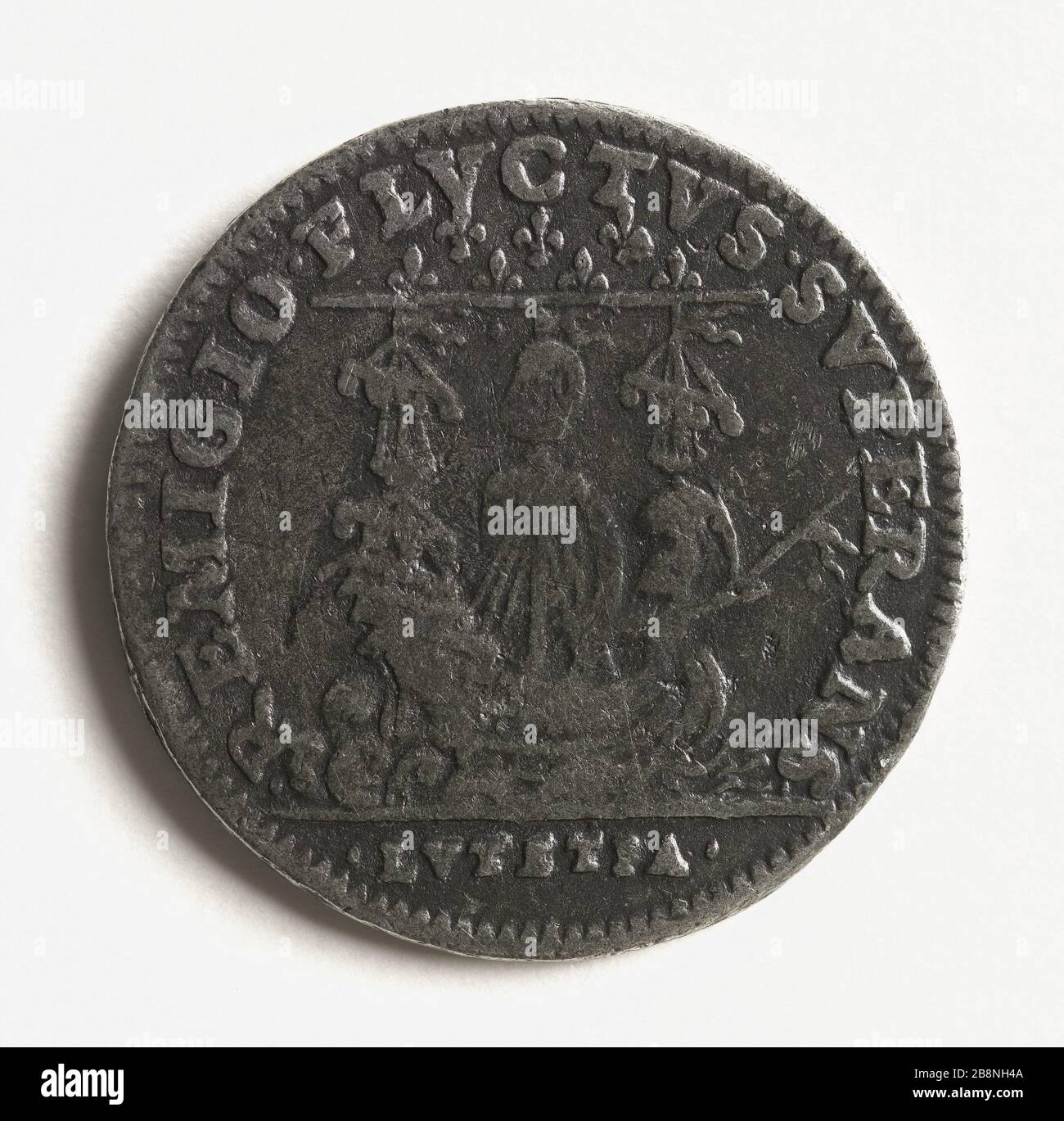 Alderman J. Conte, entre 1578 et 1613 (titre factice) Médaille d'un échevin : J. le Conte. Colorant. Entre 1578 et 1613. Paris, musée Carnavalet. Banque D'Images