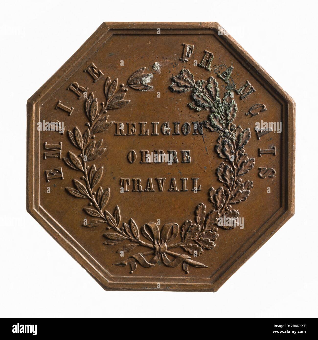 Europe: Compagnie d'assurance générale, second Empire Ferrand, J. 'l'Europe : compagnie générale d'assurances, second Empire'. Cuivre. Paris, musée Carnavalet. Banque D'Images