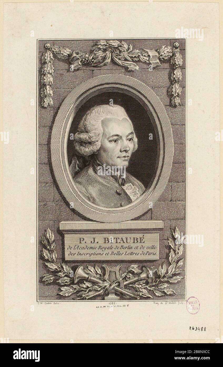 Paul Jeremiah Bitaube de l'Académie royale de Berlin et celui des inscriptions et des belles-lettres de Paris (titre factice) Banque D'Images Paul Jeremiah Bitaube de l'Académie royale de Berlin et celui des inscriptions et des belles-lettres de Paris (titre factice) Banque D'Images