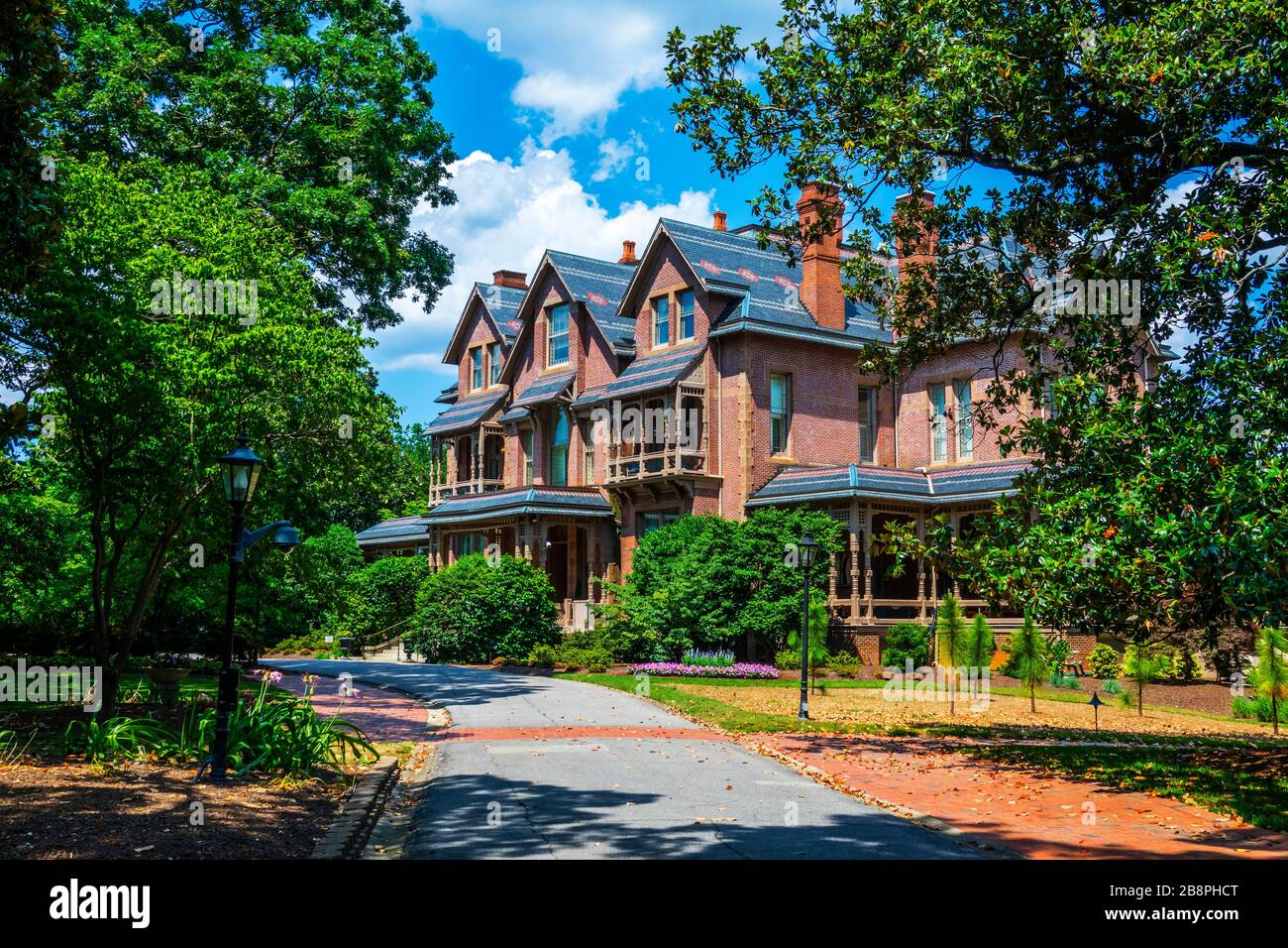 Maison du Gouverneur Executive Mansion à Raleigh une ville en Caroline du Nord NC et l'état actuel capitol capitale statehouse Banque D'Images