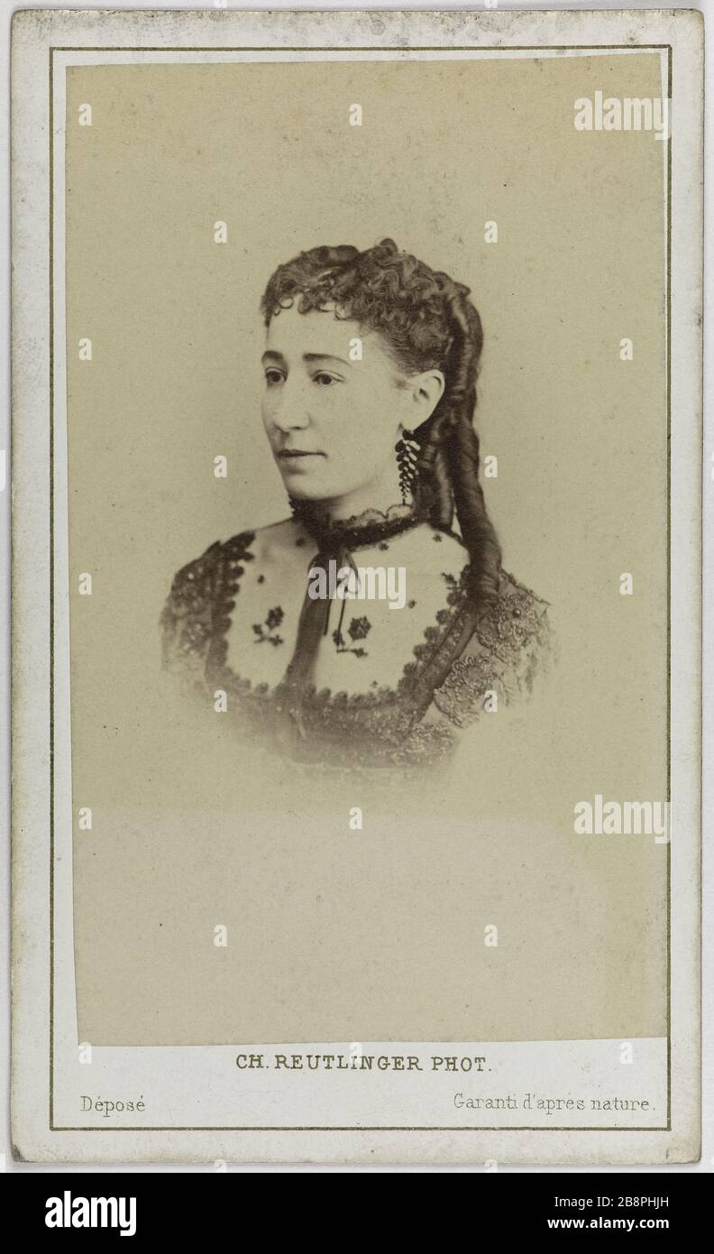 Portrait de Philibert Mary (appelée Philiberte) (actrice) Portrait de