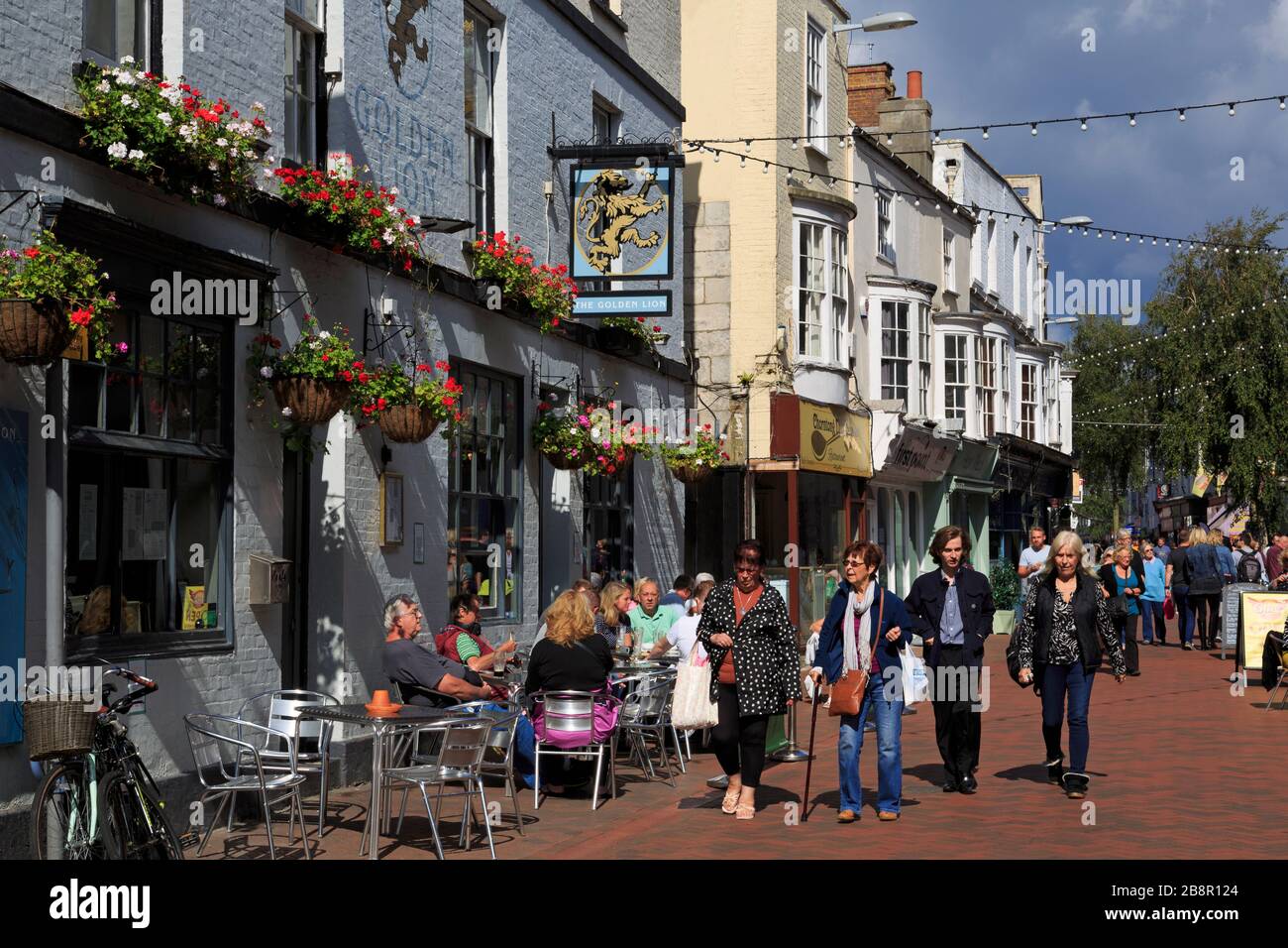 St Mary Street, Weymouth, Dorset, Angleterre, Royaume-Uni Banque D'Images