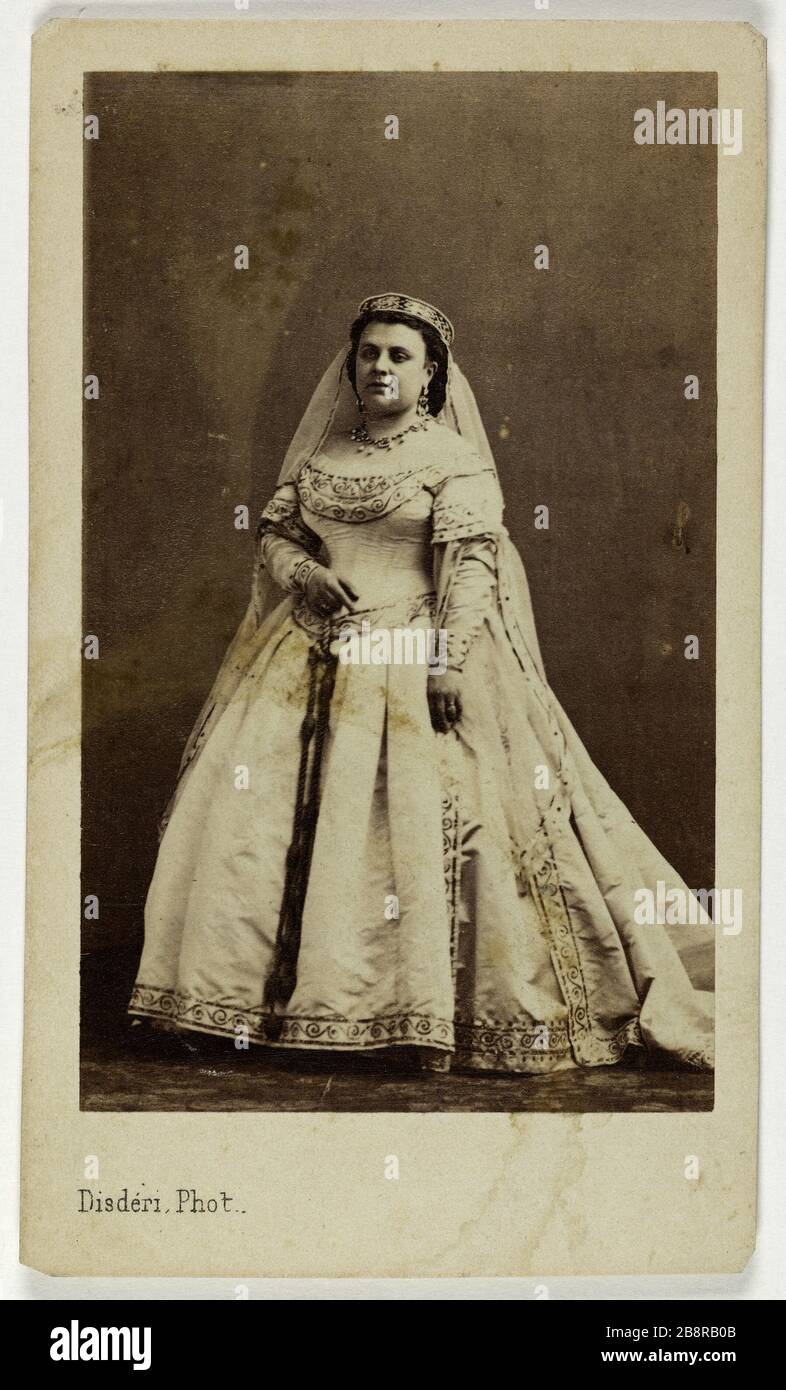 Portrait de Gueymard Pauline (1834) (actrice, chanteuse d'opéra