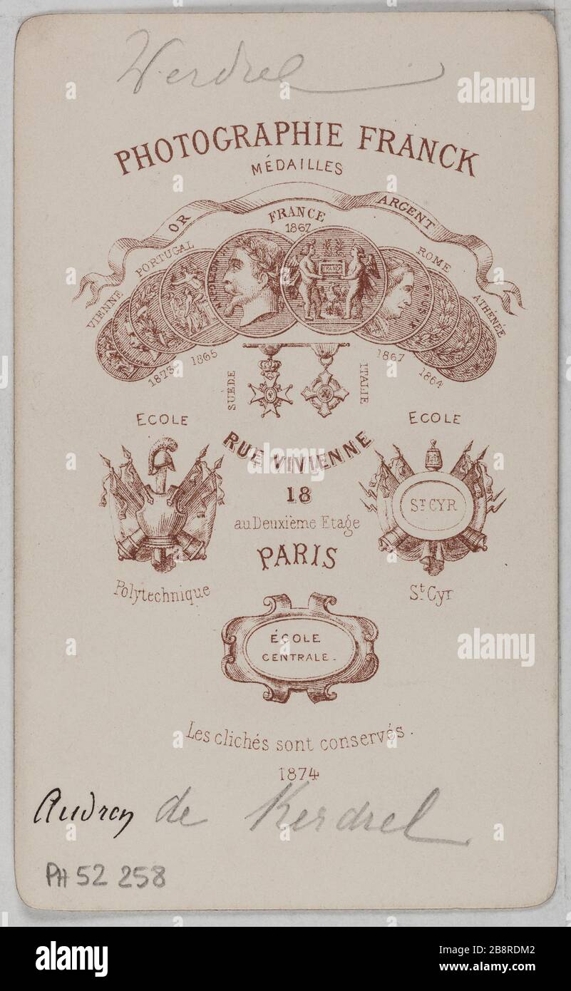 Portrait de Paul Audren Kerdrel. Portrait de Paul Audren de Kerdrel