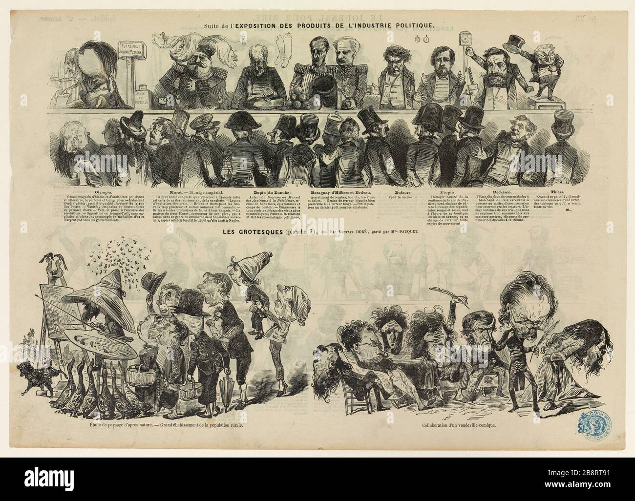 Suite à l'exposition des produits de la politique de l'industrie Banque D'Images