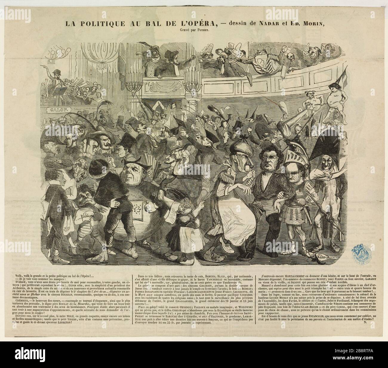 La politique à l'Opéra ball Banque D'Images