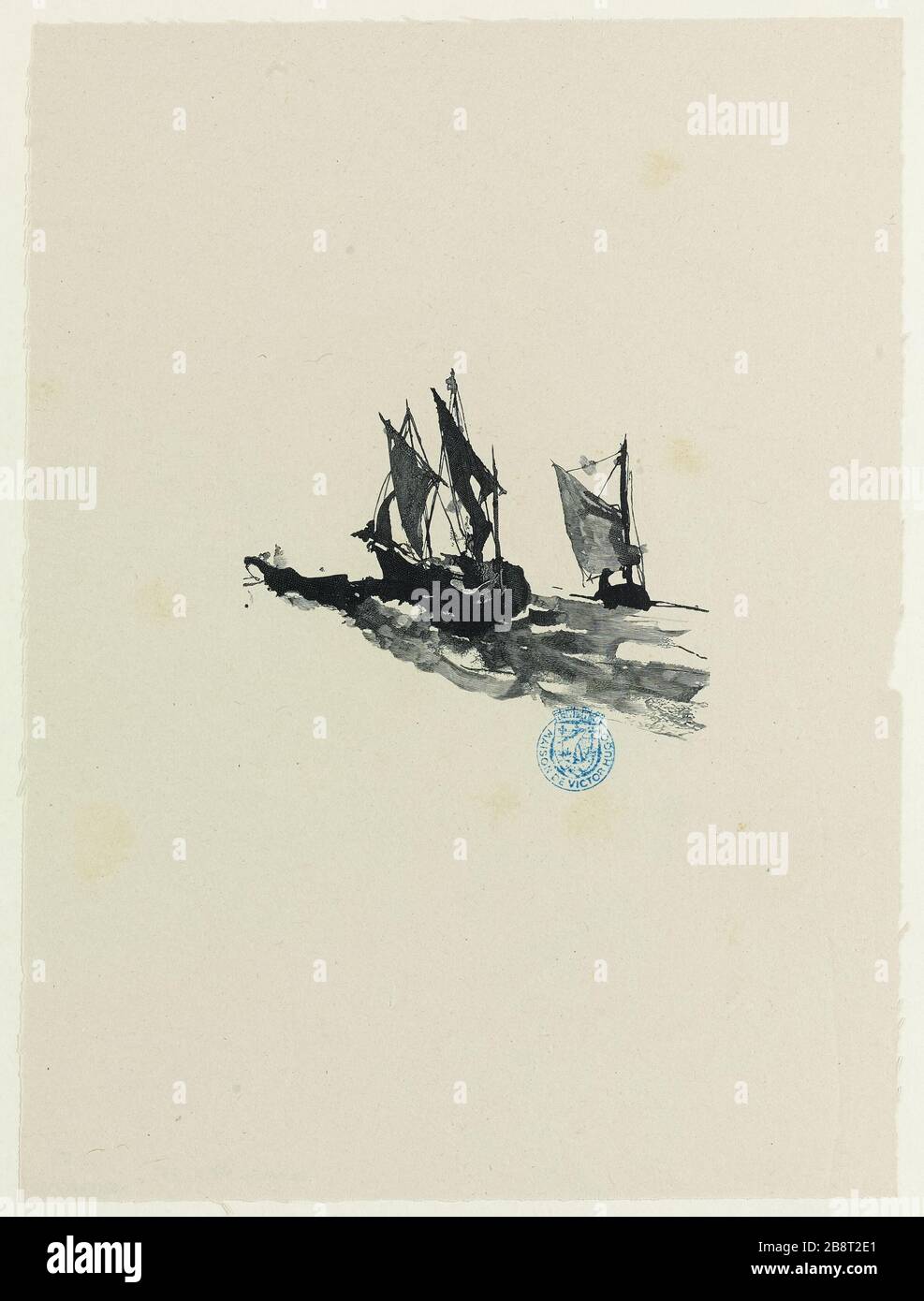 [Toilette de la mer] le vent dans les voiles Banque D'Images