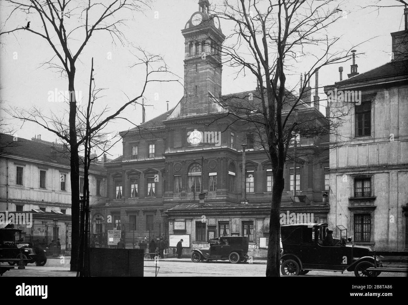 18 RUE DES BATIGNOLLES rue des Batignolles numéro 18. Paris (XVIIème arr.). Photo de Charles Lansiaux (1855-1939). Paris, musée Carnavalet. Banque D'Images