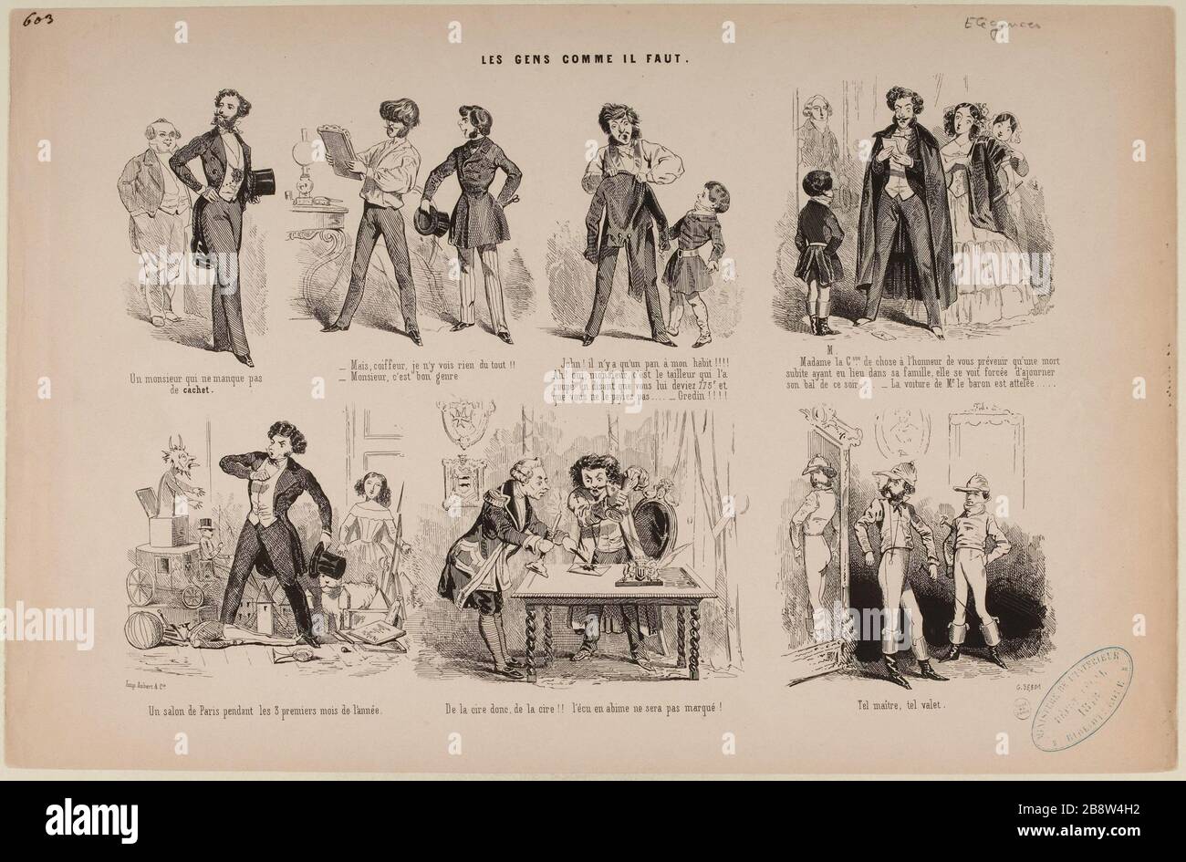 Les gens correctement. Banque D'Images