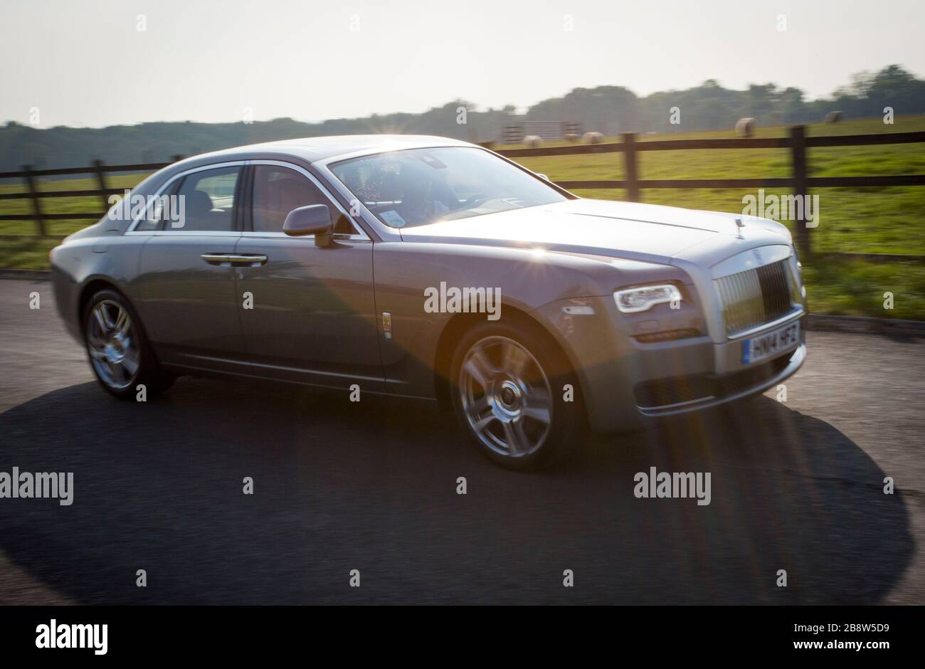 Une Rolls Royce Ghost série 2 2014. Banque D'Images