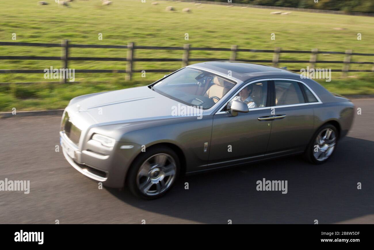 Une Rolls Royce Ghost série 2 2014. Banque D'Images