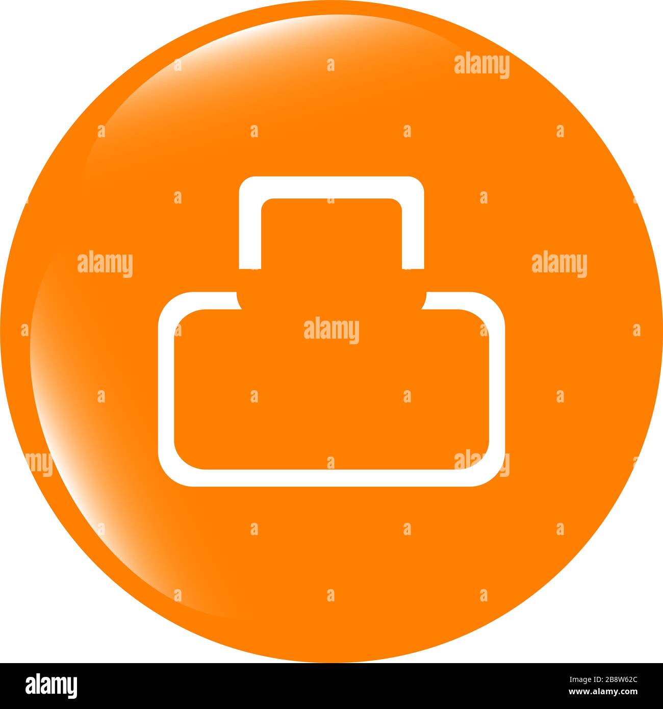 Icône Apps. abstract signe sur le bouton web isolated on white Banque D'Images