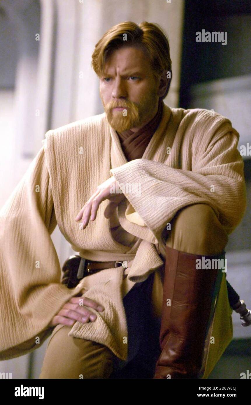 STAR WARS ÉPISODE III - VENGEANCE DU SITH 2005 Lucasfilm/20ème siècle Fox film avec Ewan McGregor comme OBI-WAN Kenobi Banque D'Images