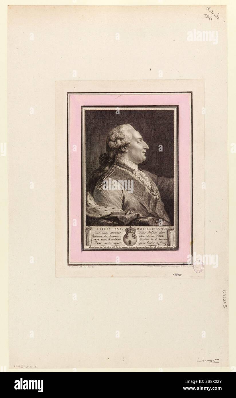 Roi Louis XVI de France Banque D'Images