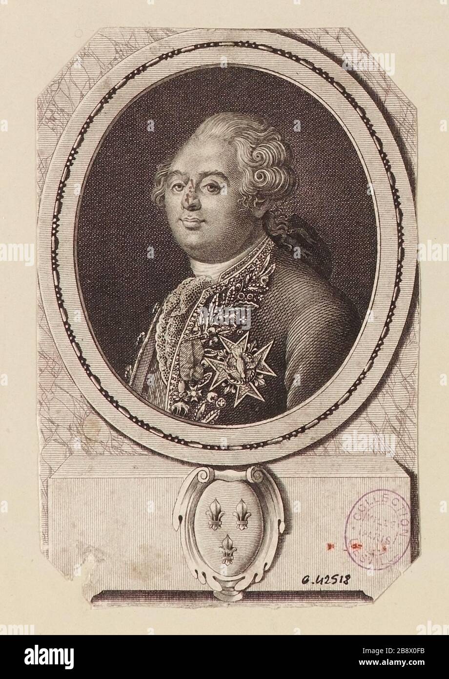 Louis XVI (1754-1793), roi de France Banque D'Images