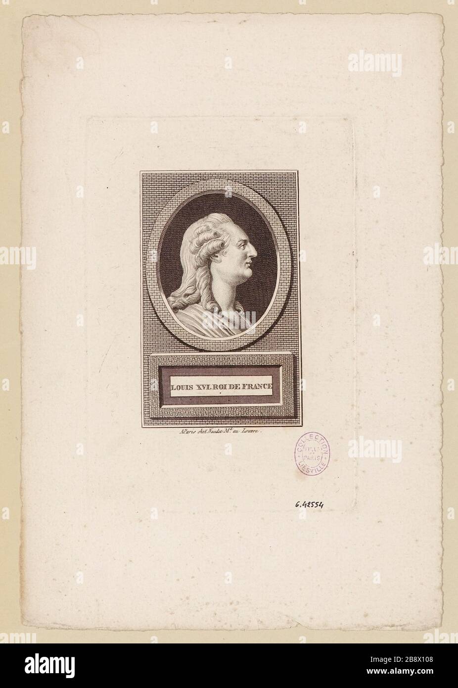 Seize Louis roi de France Banque D'Images