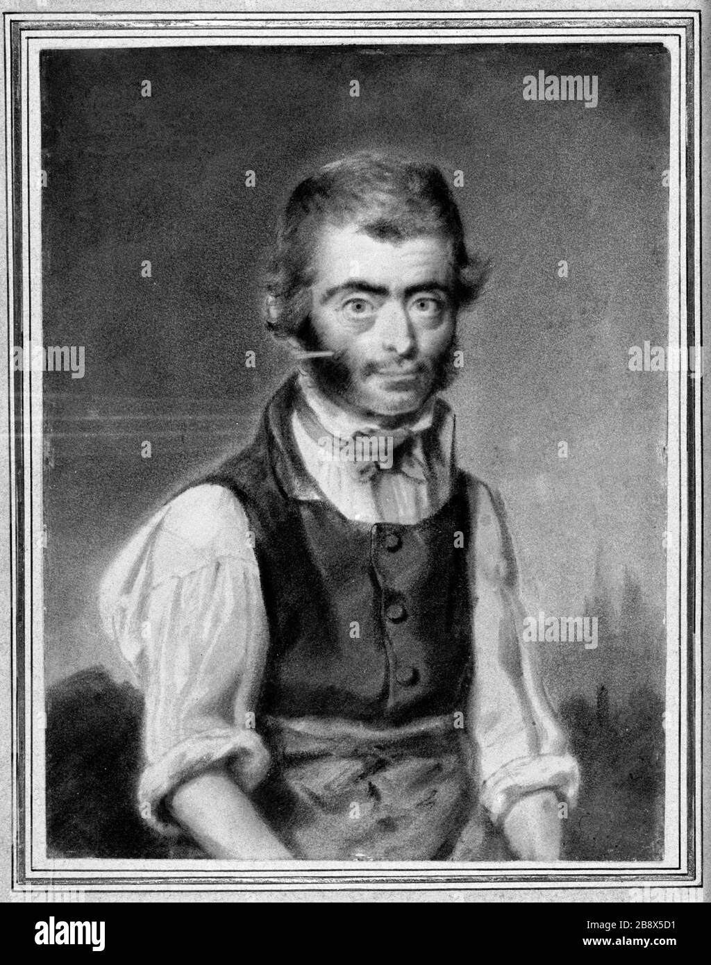 Temple Guardian en 1792. Gardien du Temple en 1792. Banque D'Images