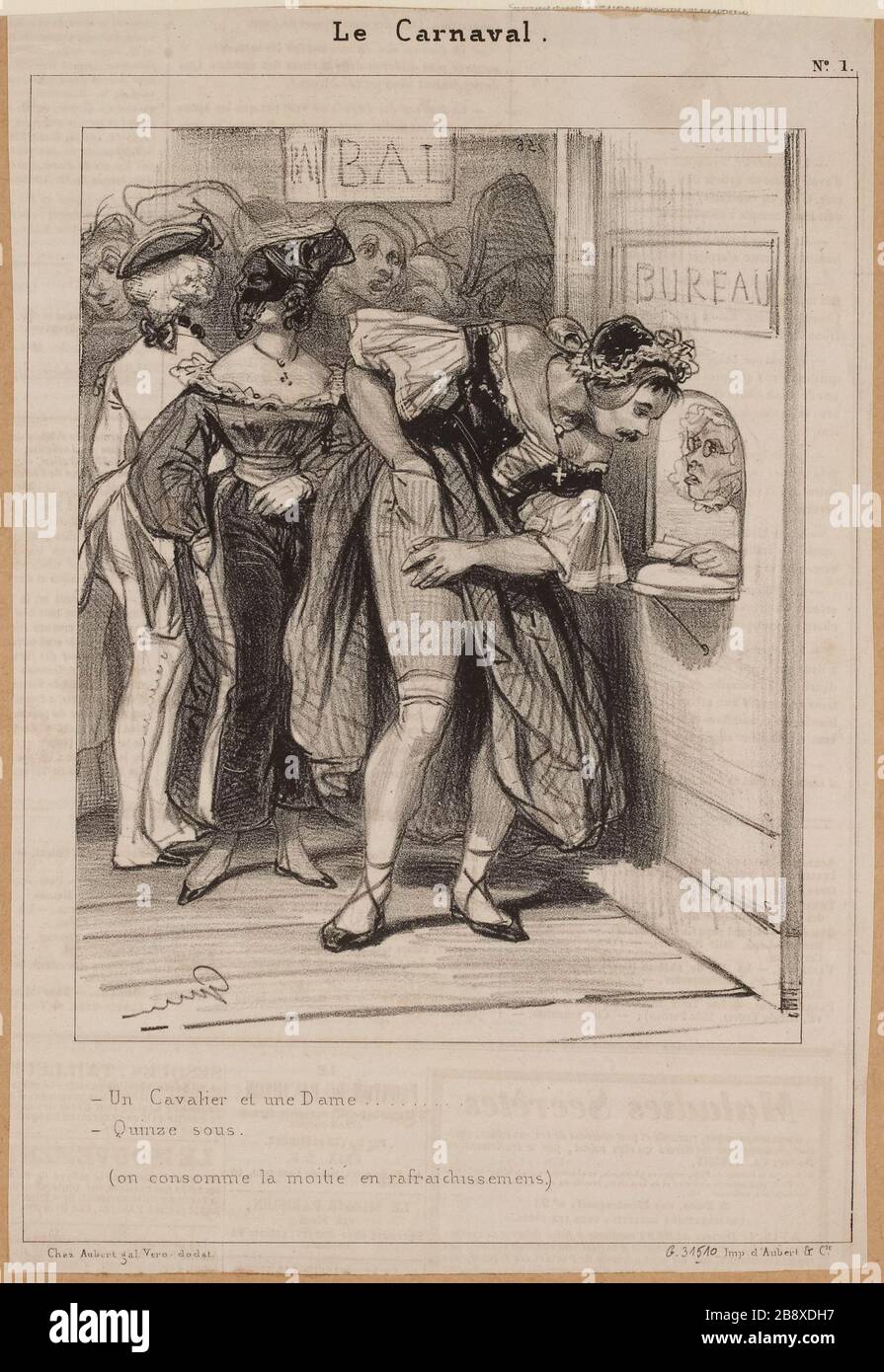 N°1 / - UN Cavalier et Dame Banque D'Images