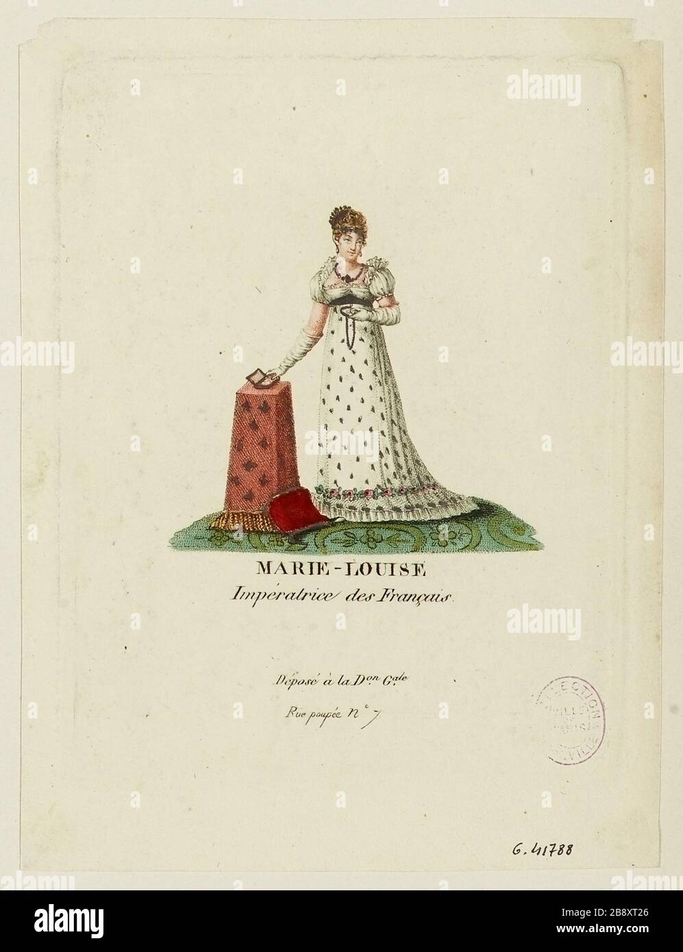 Impératrice marie louise des francais Banque de photographies et d