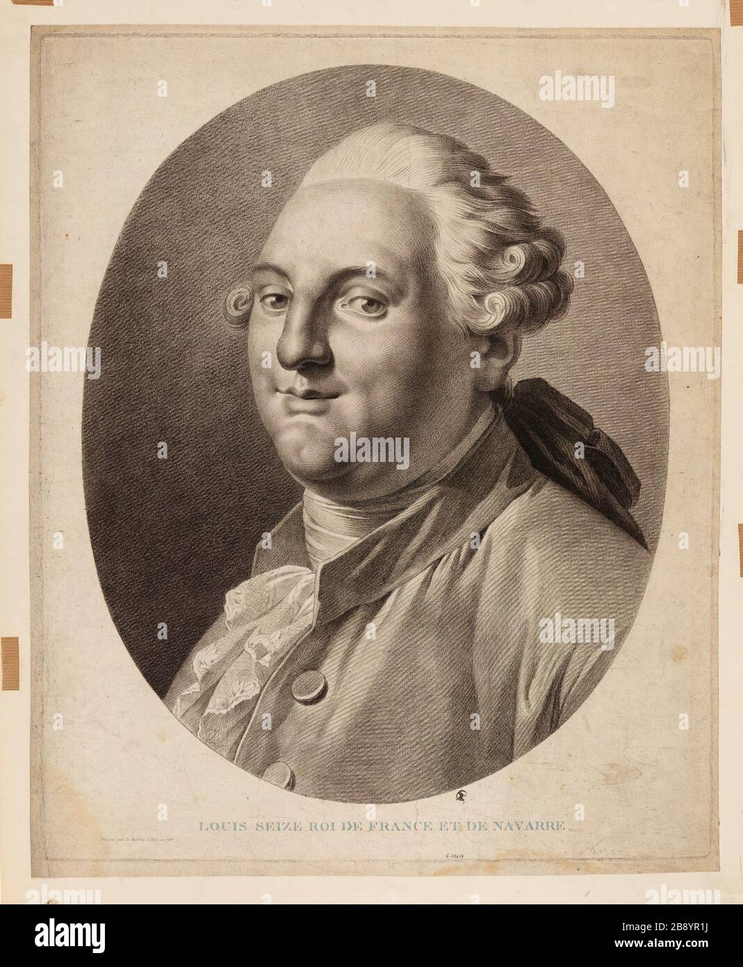 Seize Louis Roi de France et Navarre. Banque D'Images