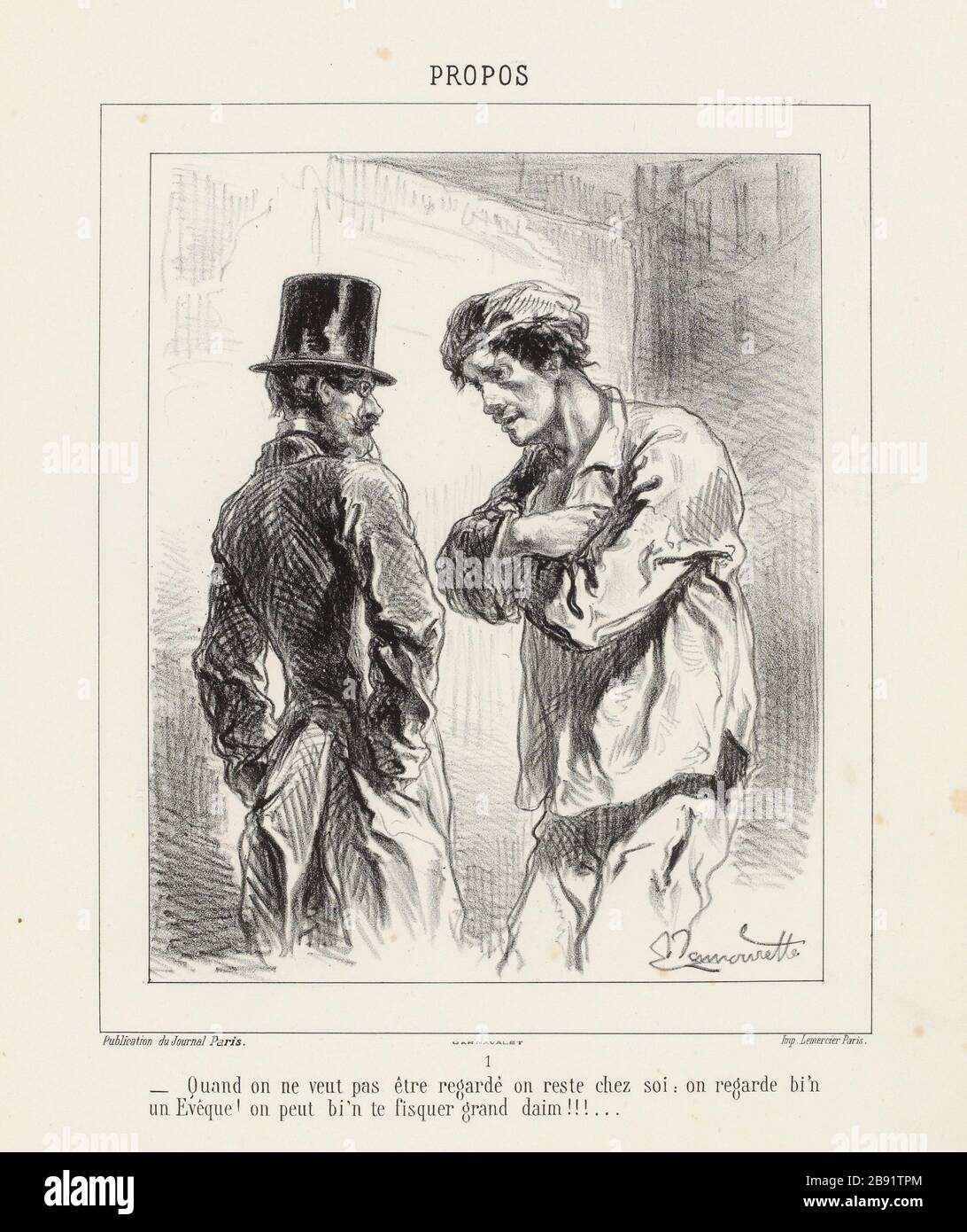 Autrefois ... moral, naughty! / maintenant physiquement cachette! / 1 (titre enregistré) | penseurs (titre factice). Banque D'Images