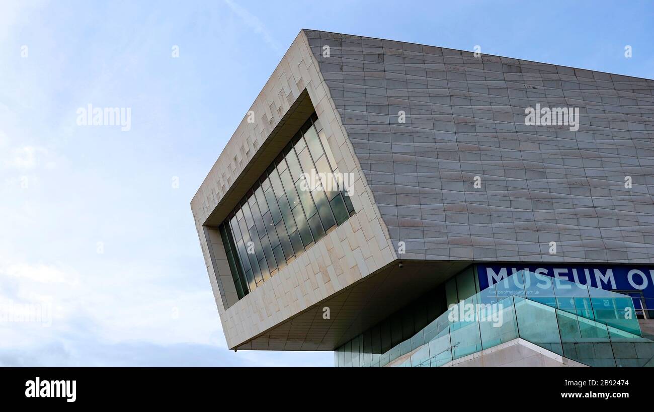 Musée du célèbre bâtiment de Liverpool. Banque D'Images