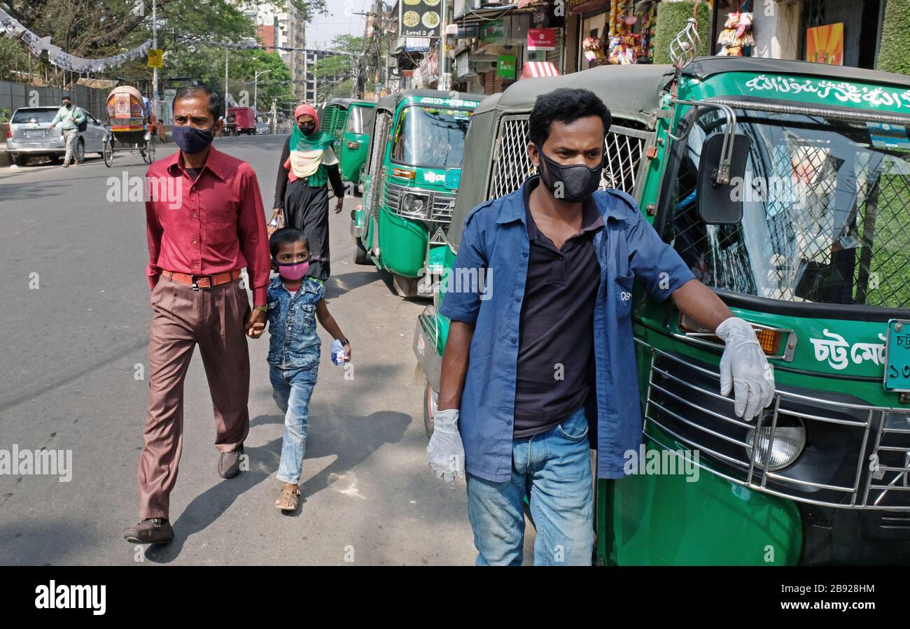 La vie à l'époque du virus Corona Banque D'Images