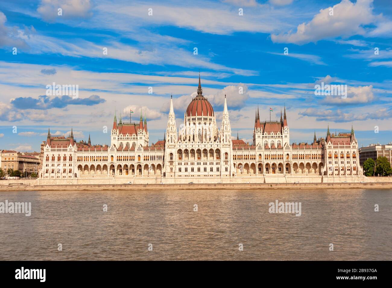 Bâtiment du Parlement hongrois, Budapest, Hongrie Banque D'Images