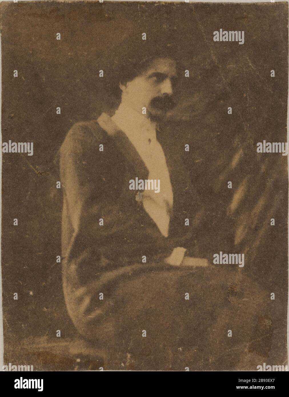 Charles Hugo Charles Hugo (1826-1871). 1853. Photographie d'Auguste Vacquerie (1819-1895). Paris, Maison de Victor Hugo. Banque D'Images
