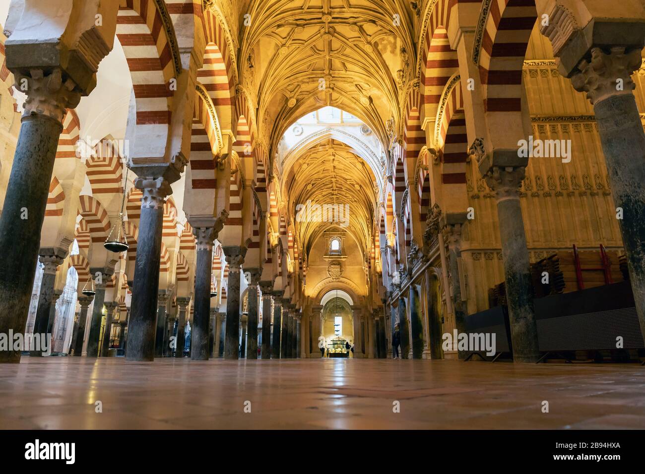 La Mezquita. La Mosquée. Intérieur. Cordoba, province de Cordoba, Andalousie, sud de l'Espagne. Le centre historique de Cordoue est un Heritag mondial de l'UNESCO Banque D'Images