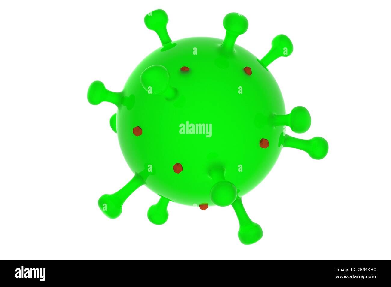 Illustration médicale abstraite modélisée par ordinateur du coronavirus Novel 2019-nCoV covid-19. Concept de protection contre la pandémie de virus. Science-fiction de microbiologie Banque D'Images