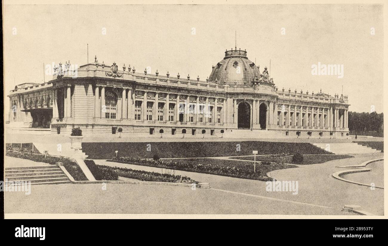 Charles Girault - le musée du Congo. Louis-Albert Louvet (1860-1936) et Charles Girault (1851-1932). Le musée du Congo (Ajourd'hui musée royal de l'Afrique centrale). Bruxelles (Belgique). Photo. Musée des Beaux-Arts de la Ville de Paris, petit Palais. Banque D'Images