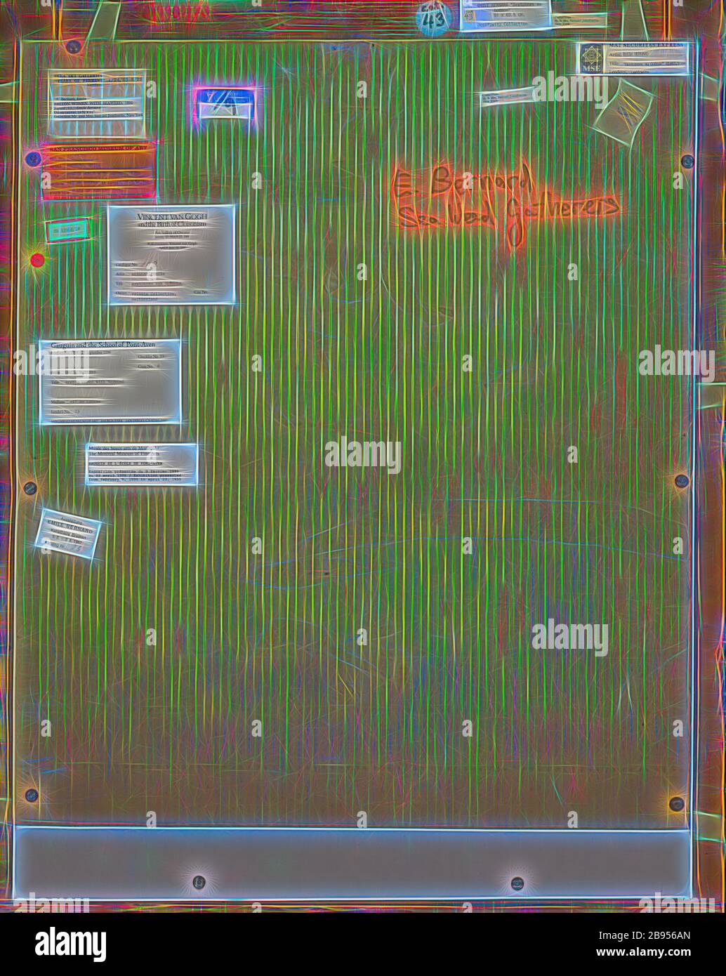 Breton Women with Seaweed, Emile Bernard (français, 1868-1941), vers 1892, huile sur toile, 31-7/8 x 25-13/16 in.(toile) 40-1/4 x 34 in. (Encadré), signé L.L.: Emile Bernard, peinture européenne et sculpture 1800-1945, réinventé par Gibon, design de gaie chaleureuse de luminosité et de rayons de lumière radiance. L'art classique réinventé avec une touche moderne. La photographie inspirée du futurisme, qui embrasse l'énergie dynamique de la technologie moderne, du mouvement, de la vitesse et révolutionne la culture. Banque D'Images