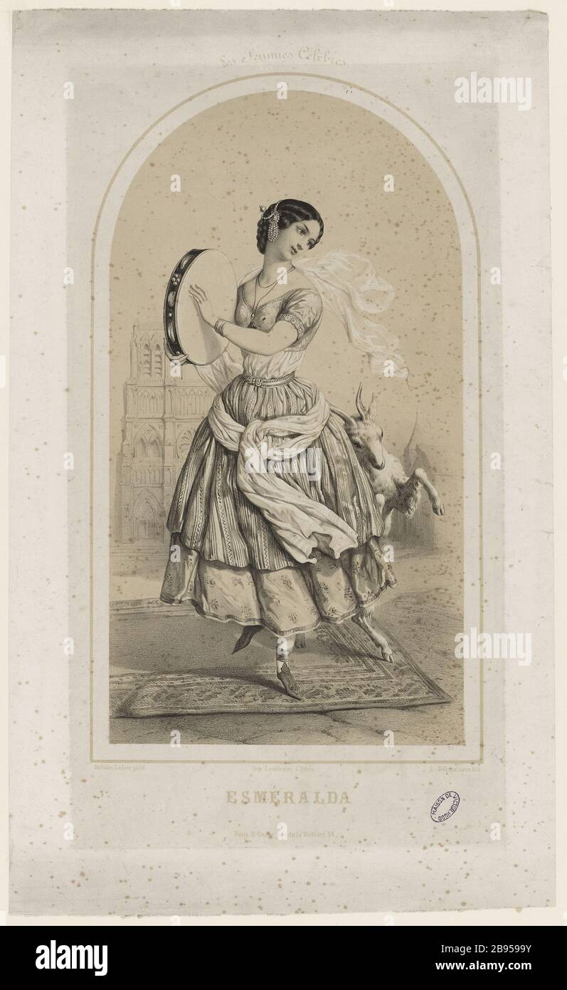 Les femmes célèbres Esmeralda Banque D'Images