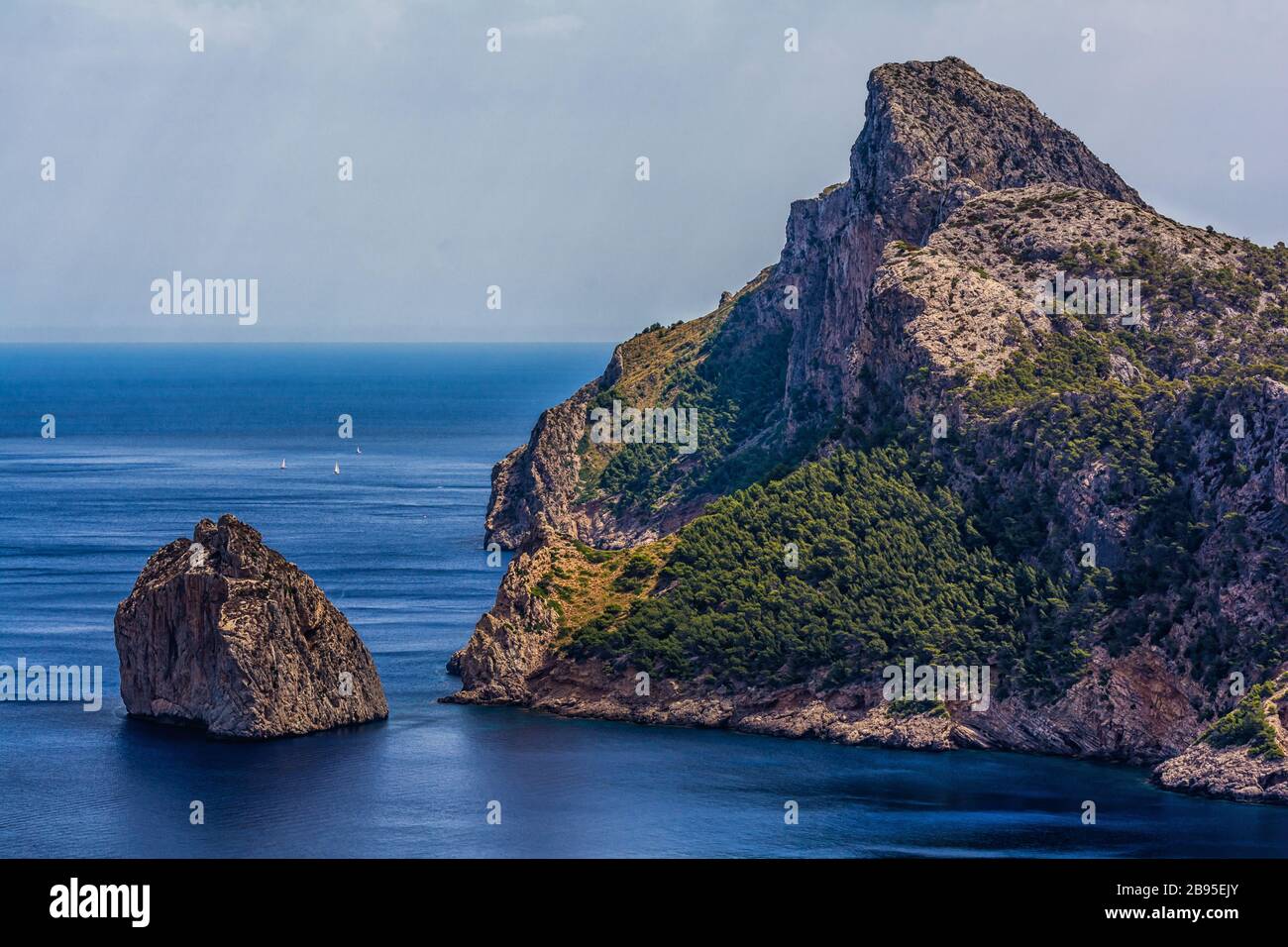 Le Mirador d'es Colomer au Cap Formentor à Majorque Banque D'Images